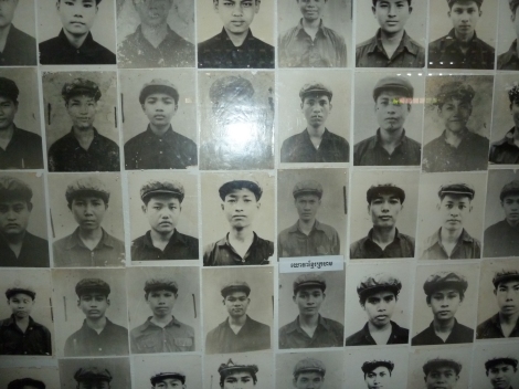 A picture of the people who worked at the prison, torturing and interrogating people. Yes, they are very young. They were picked because they were uneducated and easy to brainwash. They were eventually killed as well.